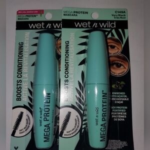 2 Wet n Wild Mega Protein Mascara in Very Black
